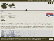 Tablet Screenshot of gipfel-europas.de